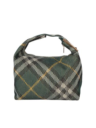 Medium Peg Check-pattern Tote Bag - Burberry - Modalova