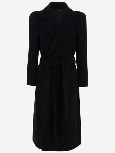 Cashmere And Wool Blend Coat - Balenciaga - Modalova