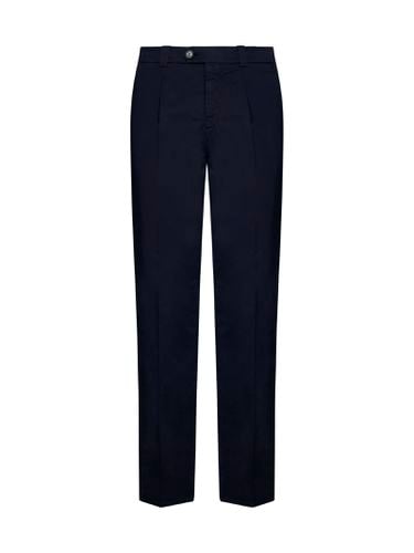 Garment-dyed Leisure Fit Trousers With Pleats - Brunello Cucinelli - Modalova