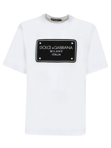 Large Plaque T-shirt - Dolce & Gabbana - Modalova