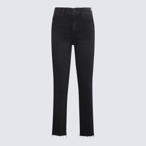 Mother Black Denim Stretch Jeans - Mother - Modalova