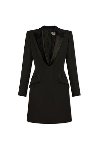 Alexander Mcqueen Dress With Lapels - Alexander McQueen - Modalova