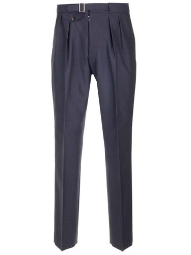 Blue Wool And Mohair Trousers - Maison Margiela - Modalova