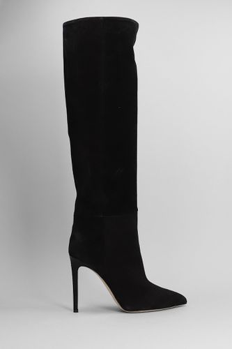 High Heels Boots In Suede - Paris Texas - Modalova