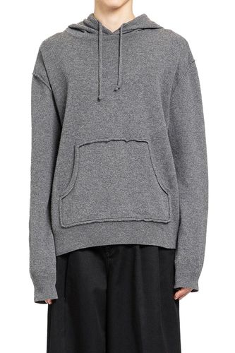 Knitted Drawstring Hoodie - Maison Margiela - Modalova