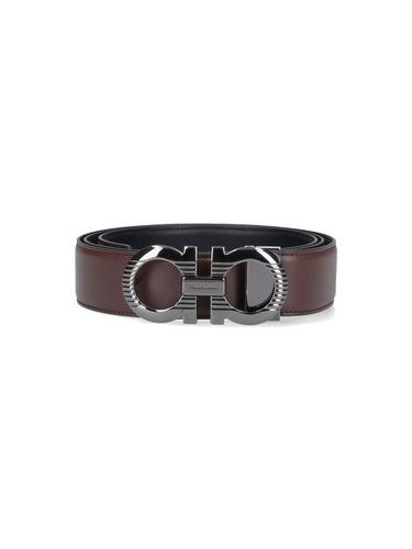 Ferragamo gancini Reversible Belt - Ferragamo - Modalova