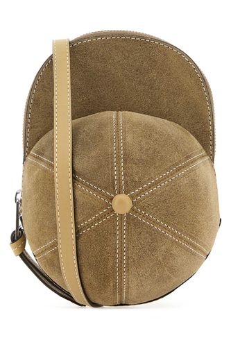 J. W. Anderson Beige Suede Medium Cap Crossbody Bag - J.W. Anderson - Modalova