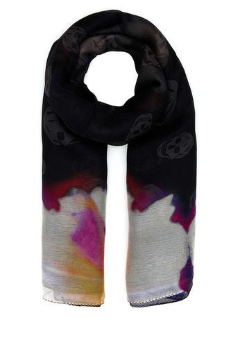 Printed Silk Foulard - Alexander McQueen - Modalova