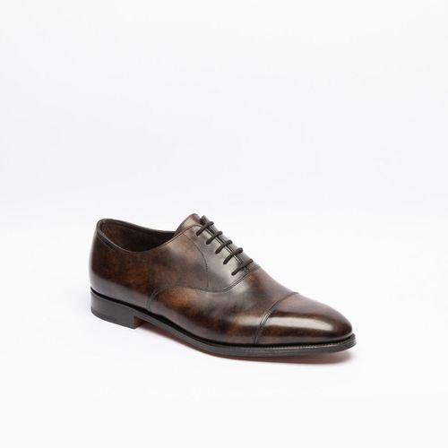 City Ii Dark Brown Museum Calf Oxford Shoe (fitting E) - John Lobb - Modalova