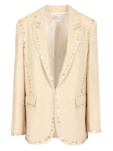 Forte_Forte Embroidered Sand Blazer - Forte Forte - Modalova