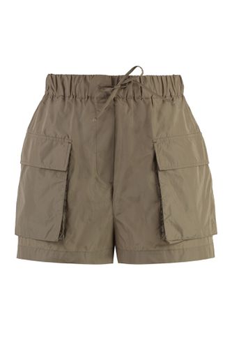 Persimmon Polyester Cargo Shorts - MSGM - Modalova