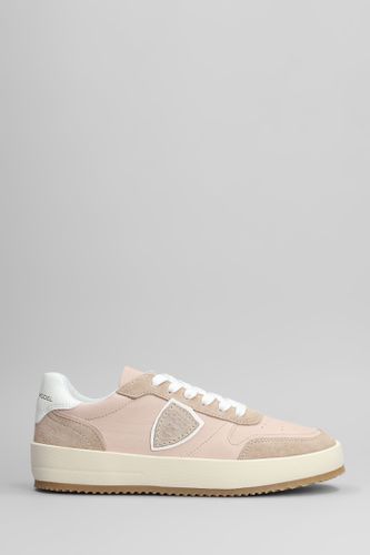 Nice Low Sneakers In - Suede And Leather - Philippe Model - Modalova