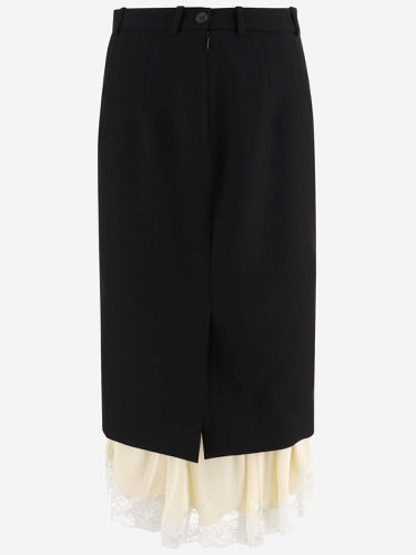 Wool Tailored Lingerie Skirt - Balenciaga - Modalova