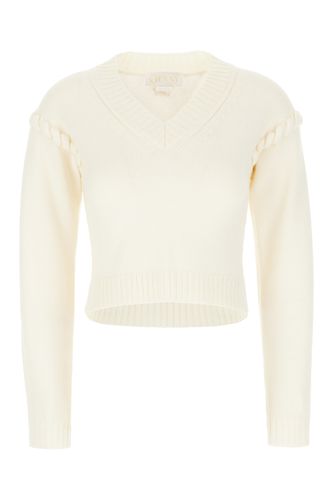 Genny Ivory Wool Sweater - Genny - Modalova