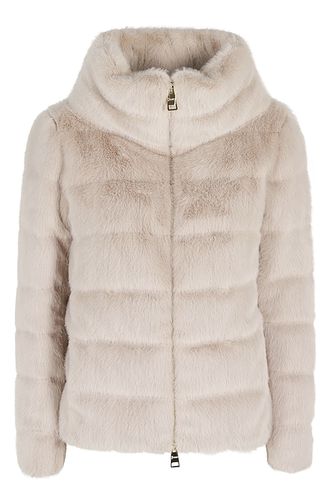 Herno Cappa Piumino In Faux Fur - Herno - Modalova