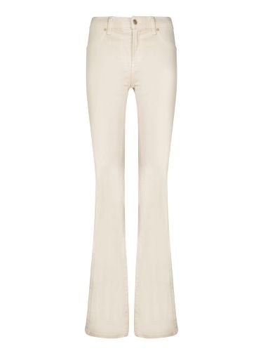 Ivory Coated Bootcut Jeans - 7 For All Mankind - Modalova