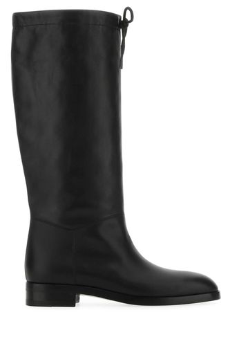 Gucci Black Leather Boots - Gucci - Modalova