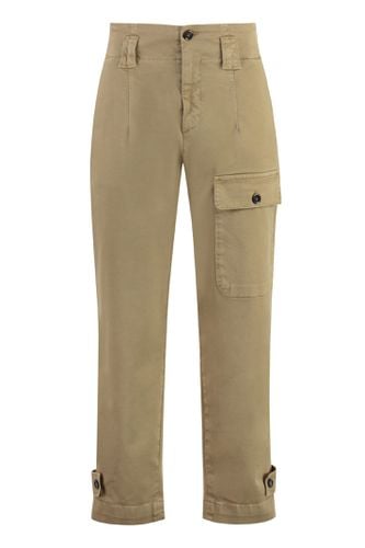 Globo Stretch Cotton Cargo Trousers - Pinko - Modalova