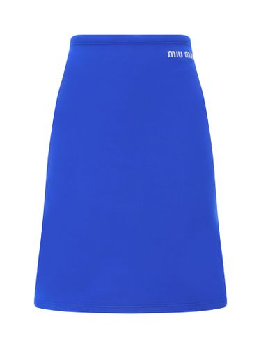 Miu Miu Midi Skirt - Miu Miu - Modalova