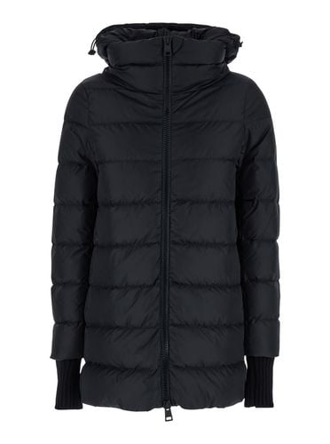 Long Down Jacket With Hood In Nylon Woman - Herno - Modalova