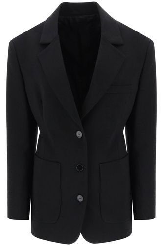 Lanvin Stretch Wool Waisted Blazer - Lanvin - Modalova