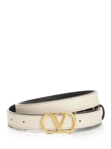 Vlogo Leather Belt - Valentino Garavani - Modalova