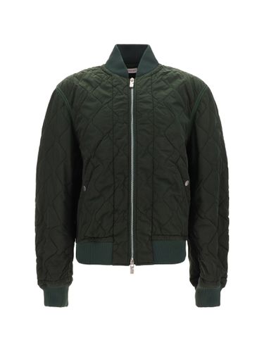 Long Sleeved Quilted Zip-up Bomber Jacket - Burberry - Modalova