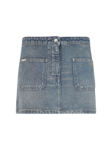 Courrèges Denim Mini Skirt - Courrèges - Modalova