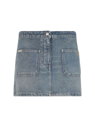 Courrèges Denim Mini Skirt - Courrèges - Modalova