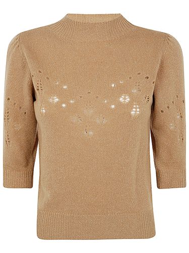 TwinSet Turtle Neck Bicolor Sweater - TwinSet - Modalova