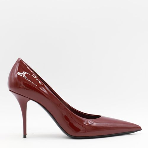 Saint Laurent Red Leather Pumps - Saint Laurent - Modalova