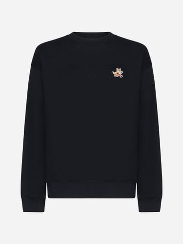 Speedy Fox Patch Cotton Sweatshirt - Maison Kitsuné - Modalova