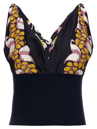 Tory Burch Printed Silk Top - Tory Burch - Modalova