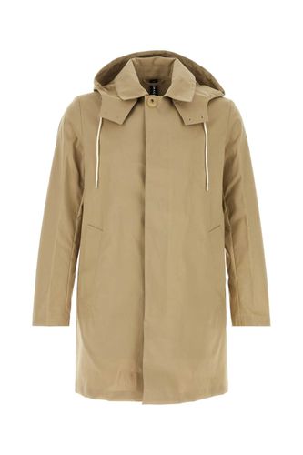 Beige Cotton Cambridge Raincoat - Mackintosh - Modalova