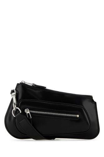 Black Leather Trivia Shoulder Bag - Kiko Kostadinov - Modalova