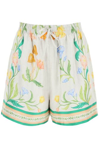 Arche Fleurie Silk Shorts - Casablanca - Modalova