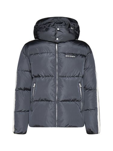Track Quilted Nylon Down Jacket - Palm Angels - Modalova