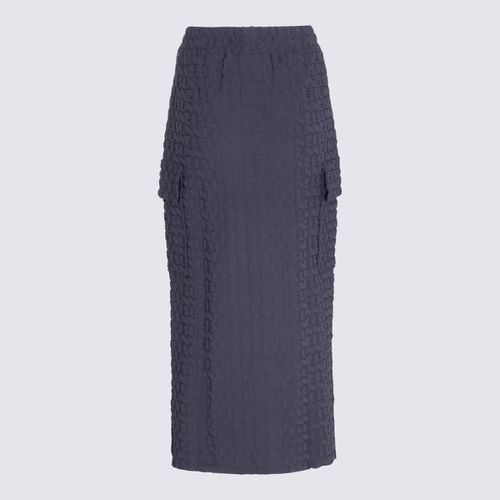 Sunnei Dark Navy Stretch Long Skirt - Sunnei - Modalova