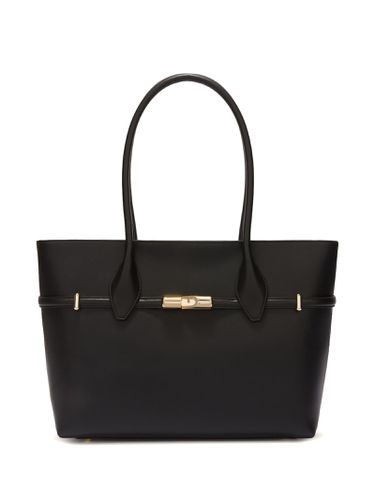 Shopping Bag Goccia L Black Leather - Furla - Modalova