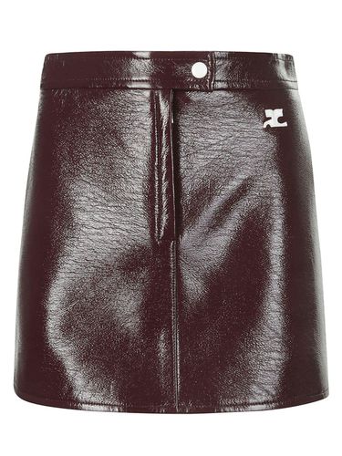 Reedition Logo Patch Mini Skirt - Courrèges - Modalova