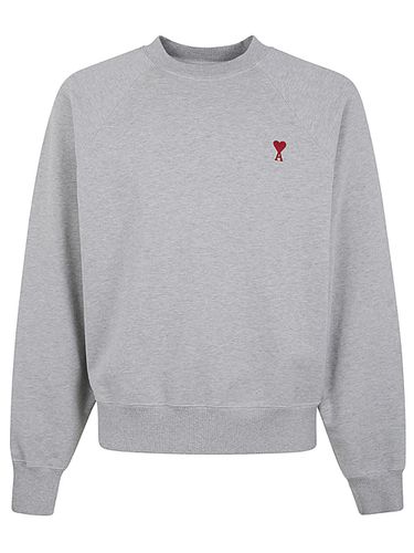 Red Ami De Coeur Sweatshirt - Ami Alexandre Mattiussi - Modalova