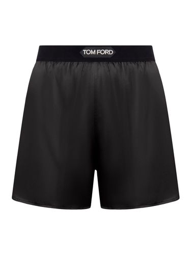 Shorts In Stretch Silk Satin - Tom Ford - Modalova