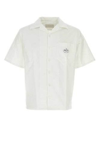 Logo-printed Short-sleeved Shirt - Prada - Modalova