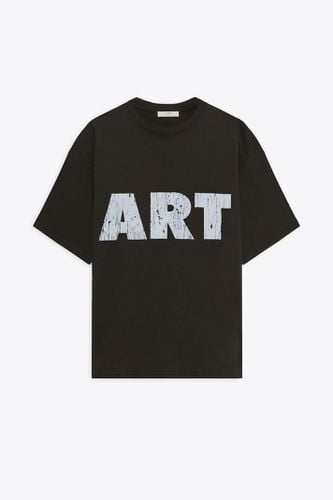 T-shirt Ss Art Peat grey t-shirt with graphic print - T-Shirt SS Art - 1989 Studio - Modalova