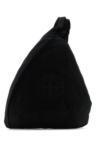 Stone Island Black Fabric Backpack - Stone Island - Modalova