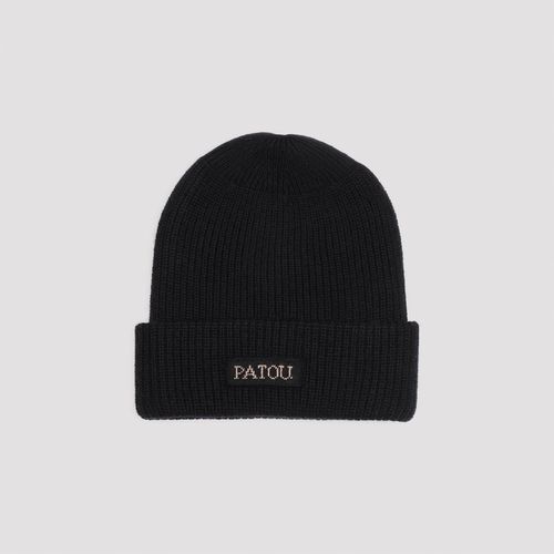 Patou Knitted Ribbed Beanie Hat - Patou - Modalova