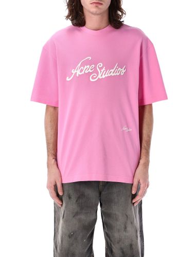 Embroidered Logo T-shirt - Acne Studios - Modalova