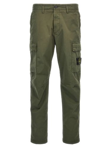 Stone Island Logo Badge Cargo Pants - Stone Island - Modalova