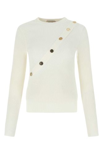 Ivory Stretch Viscose Sweater - Alexander McQueen - Modalova