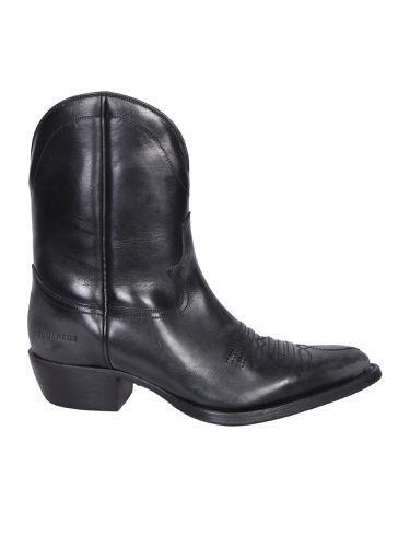 Dsquared2 Western Black Ankle Boot - Dsquared2 - Modalova